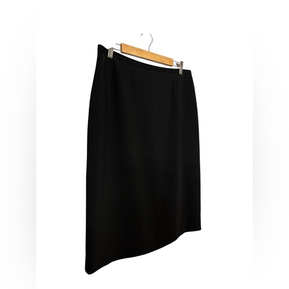 Anne Klein, Black Pencil Skirt, Size 14, Classic Office Business Skirt - Picture 6 of 10